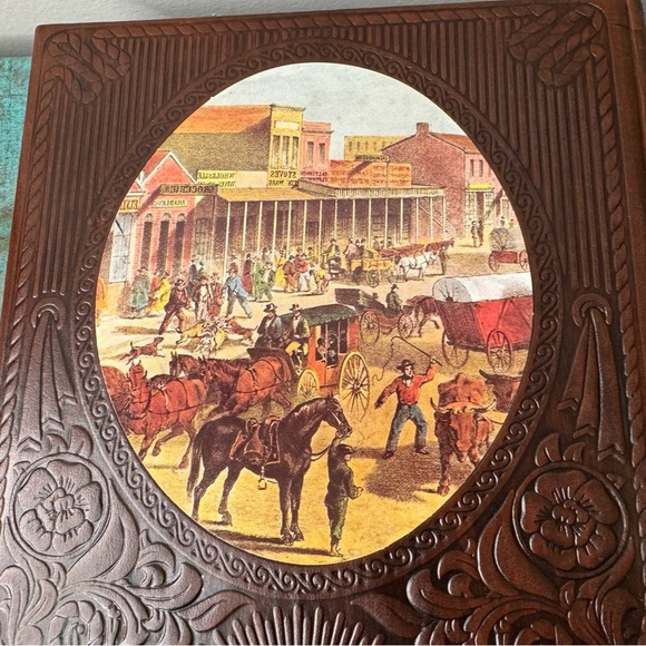 Vintage Lot of 2 TIME-LIFE The Old West Series Leather Hardcover Western Books - Picture 4 of 10